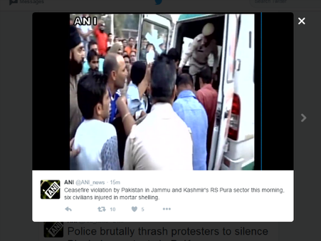 J-K: आरएस पुरा में पाक ने पूरी रात दागे मोर्टार, BSF जवान जितेंद्र कुमार शहीद