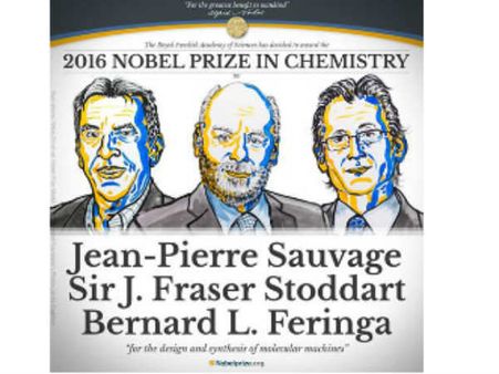 वर्ष 2016 के लिए रसायन विज्ञान के नोबेल पुरस्‍कार का ऐलान