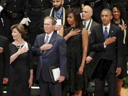 जॉर्ज बुश ने नहीं डाला डोनाल्‍ड ट्रंप को वोट, ट्रंप ने बताया दुखद