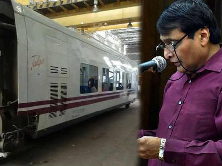 बरेली में रेल मंत्री सुरेश प्रभु का ऐलान, इंडिया में बहुत जल्‍द दौड़ेगी हाईस्‍पीड टैल्‍गो ट्रेन