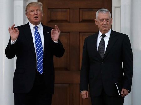 अमेरिका के रक्षा मंत्री मटीस ने किया रक्षा मंत्री पार्रिकर को फोन