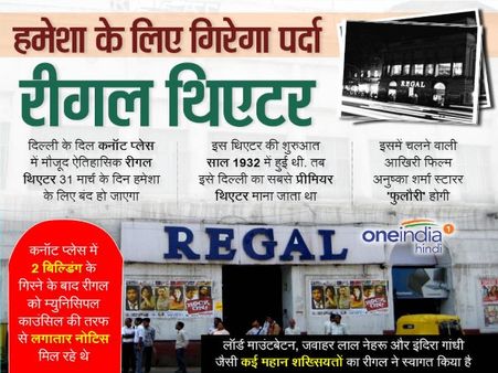 यादों में रीगल: जहां नेहरू ने 1956 में देखी थी ‘चलो दिल्ली’