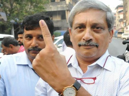 मनोहर पर्रिकर आज लेंगे गोवा के सीएम पद की शपथ