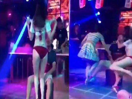 Video:नाइट क्लब में स्ट्रिप डांसर के साथ इंटीमेट हुआ प्रेमी, देखिए गर्लफ्रेंड ने किया क्या हाल?