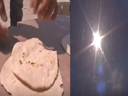 उफ! यह गर्मी, काशी में घाट पर ही सिंकने लगी रोटियां, देखें VIDEO