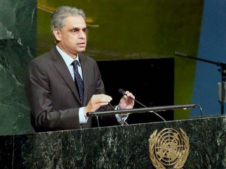 UN में कश्‍मीर पर भारत ने फिर से पाकिस्‍तान को दिया करारा जवाब