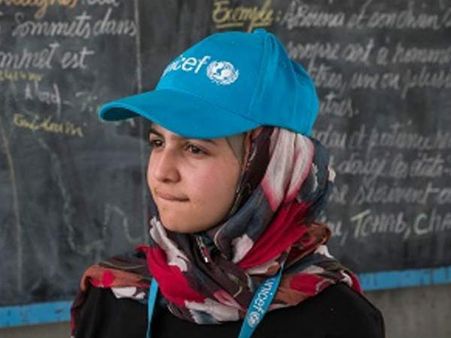 19 वर्ष की सीरियाई शरणार्थी बनीं UNICEF की गुडविल एंबेसडर
