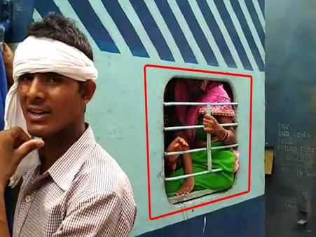 VIDEO: मेले की रेलवे ने की ऐसी तैयारी कि श्रद्धालुओं को टॉयलेट में करना पड़ रहा है सफर