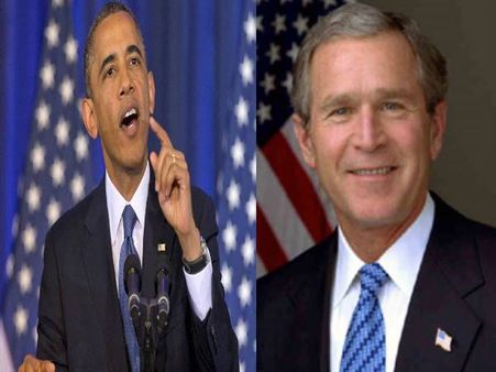 ओबामा और बुश ने डोनाल्ड ट्रंप को घेरा- कहा 'ये अमेरिकी राजनीति का कमजोर दौर'