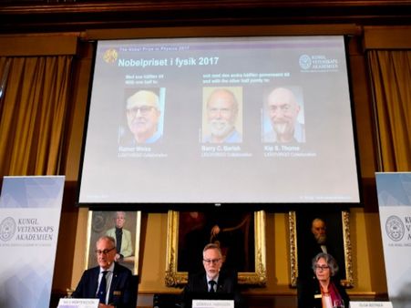 Nobel Prize 2017: अमेरिका के 3 वैज्ञानिकों को मिला फिजिक्स का PRIZE