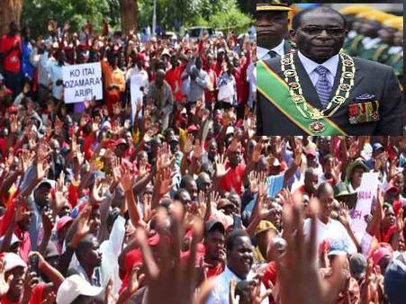 जिम्बाब्वे: राष्ट्रपति मुगाबे का खेल खत्म करने जनता उतरेगी सड़कों पर, सेना ने सरकार को दिया 48 घंटे का अल्टिमेटम