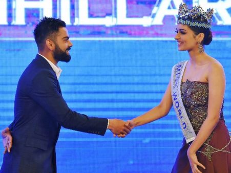 विराट कोहली की फैन लिस्ट में जुड़ा Miss World मानुषी छिल्लर का नाम, जब मिलीं तो फेवरेट क्रिकेटर से पूछ डाला ये सवाल