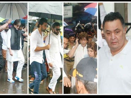 PICS. शशि कपूर के अंतिम संस्कार में पहुंचे दिग्गज, नम आंखों से दी विदाई