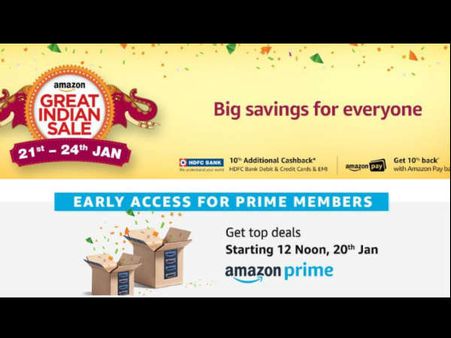 21 जनवरी से शुरू हो रहा है Amazon Great Indian Sale, स्‍मार्टफोन, टीवी, कपड़े समेत कई प्रोडक्‍ट्स पर बंपर छूट