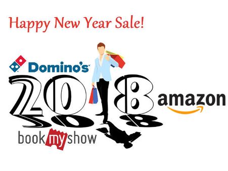 New Year 2018 Offers: डॉमिनोज , बुकमाइशो, अमेजन पर 80% तक की छूट