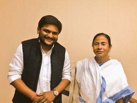 बंगाल CM से मिले हार्दिक पटेल, ममता बनर्जी को बताया-‘लेडी गांधी’