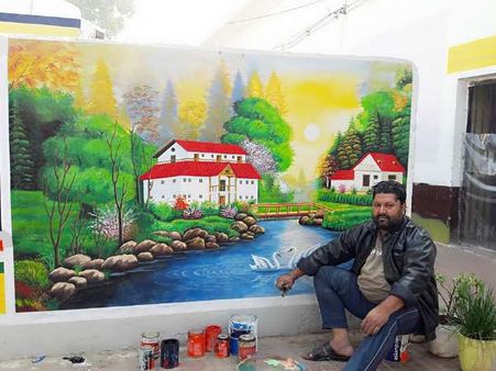 मुजफ्फरनगर जेल में कलाकार कैदी बनाता है जीवंत तस्वीरें, बीवी की वजह से काट रहा 10 साल की सजा