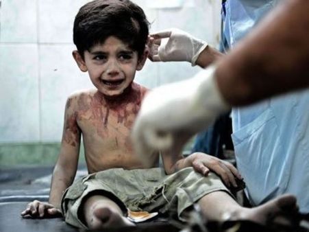 सीरिया: मरने से पहले मासूम ने कहा, 'मैं भगवान से तुम लोगों की शिकायत करूंगा'