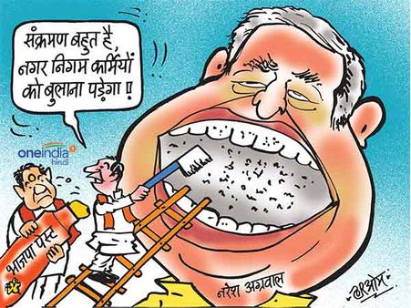 नरेश अग्रवाल के बयानों को बंद करने के लिए भाजपा ने बनाई ये योजना