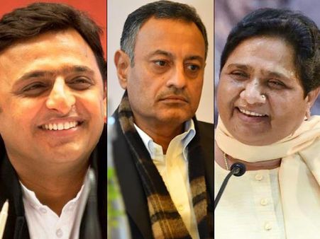 बहनजी का बंगला बनाने वाले बिल्डर ने किया अखिलेश-माया के बीच पुल का काम