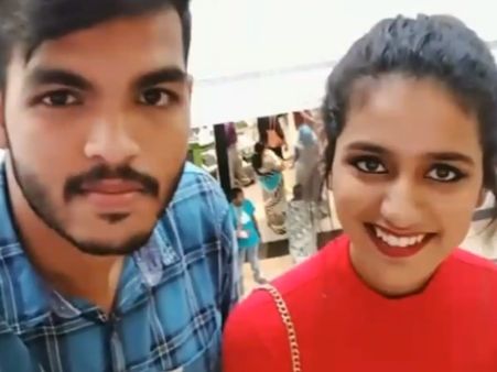 VIDEO: लाल रंग के लिबास में यूं नजर आईं प्रिया प्रकाश, फैंस ने खिंचवाईं ढेरों तस्वीरें