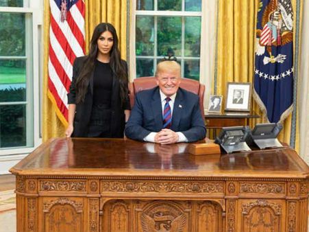 व्‍हाइट हाउस में किम जोंग से नहीं किम कार्दाशियां से मिले डोनाल्‍ड ट्रंप