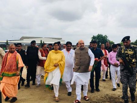 अमित शाह ने विंध्याचल की धरती से की मिशन 2019 की शुरूआत