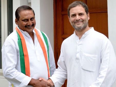 आंध्र प्रदेश के पूर्व सीएम एन किरण कुमार रेड्डी की कांग्रेस में वापसी