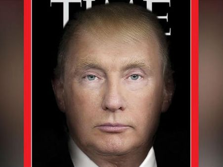 #Time Cover: डोनाल्‍ड ट्रंप में समा गए व्‍लादिमिर पुतिन, टाइम का कवर पेज फिर से सुर्खियों में
