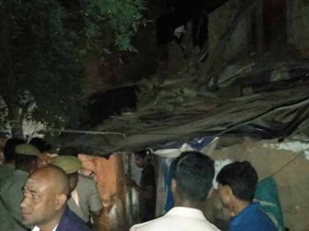 इलाहाबाद: जर्जर छात्रावास की छत ढही, भाई-बहन की हुई मौत