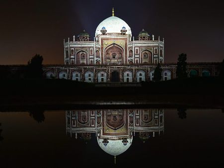 'चांदनी' रात की तरह रोशन होगा हुमायूं के मकबरे का गुम्बद, लगाई गई हैं खास LED लाइट्स
