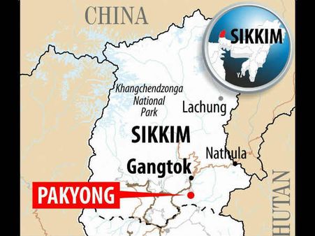 सिक्किम के पैकयोंग में एयरपोर्ट कैसे बढ़ा सकता है चीन की मुश्किलें