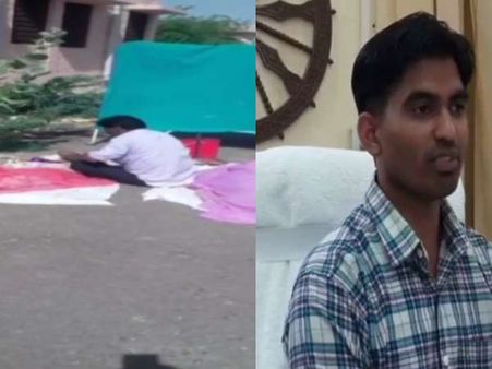 लापरवाही की हदें पार, सड़क पर ही कर दिया गया दो शवों का पोस्टमार्टम