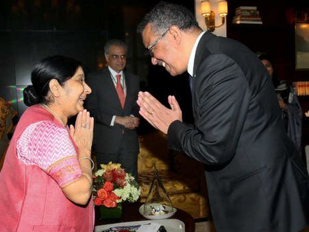 UNGA में लंच टेबल पर होगा सुषमा स्‍वराज और पाकिस्‍तान के विदेश मंत्री कुरैशी का हैंडशेक!