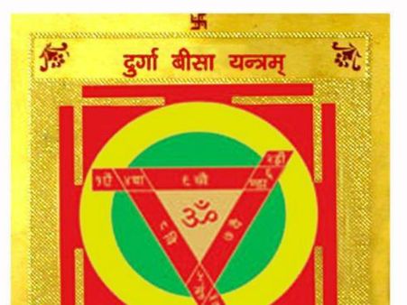 धन हानि, दुर्घटना और बुरे दिनों से बचाता है दुर्गा बीसा यंत्र