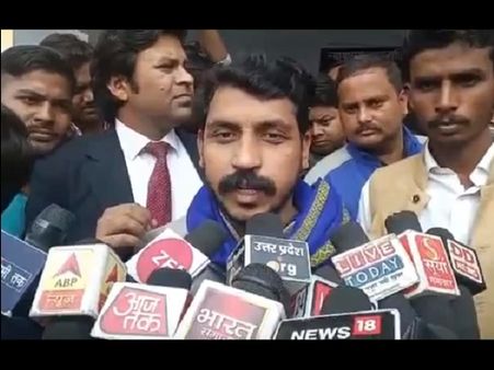 भीम आर्मी चीफ ने अयोध्या धर्मसभा पर इन दलों के खिलाफ उगली आग, चुनावों में करेंगे मायावती को सपोर्ट