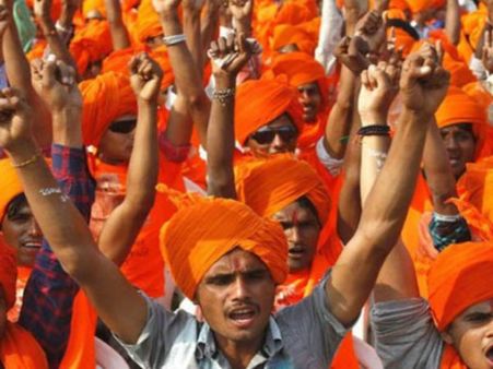 AyodhyaRamMandir : भगवा रंग में रंगी अयोध्यानगरी, गली-गली में जय श्री राम के नारे