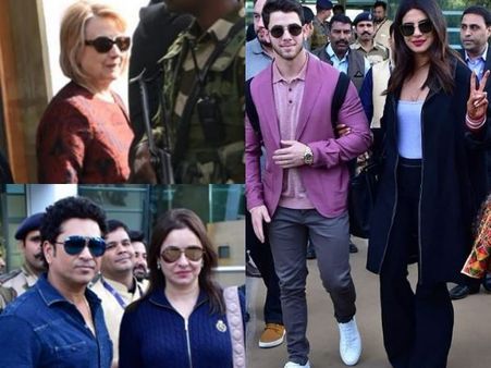 ईशा अंबानी की शादी के लिए उदयपुर पहुंची हिलेरी क्लिंटन, देखिए कौन-कौन सितारे आए नजर