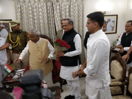 राजस्थान: 17 दिसंबर को अशोक गहलोत का शपथ समारोह, राहुल गांधी भी होंगे शामिल