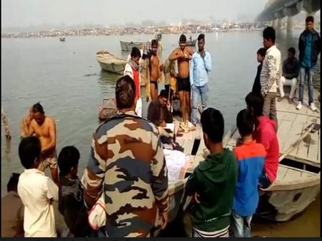 शराब पीकर भाई की अस्थियां विसर्जन करने गया भाई, नशे में धुत गंगा में लगाई छलांग