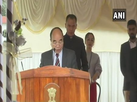 जोरामथांगा ने ली मिजोरम के मुख्यमंत्री पद की शपथ
