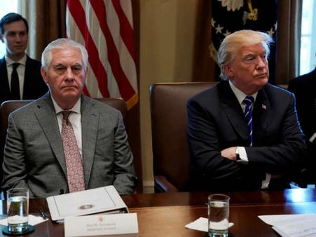 अपने ही एक विदेश मंत्री को अमेरिकी राष्‍ट्रपति डोनाल्‍ड ट्रंप ने कहा कामचोर और मूर्ख