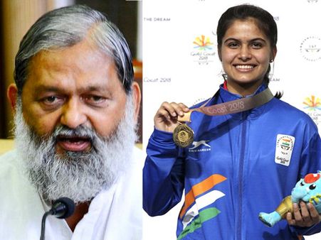 गोल्ड मेल्डलिस्ट मनु भाकर क्यों मांगे माफी, खेल मंत्री अनिल विज क्यों नहीं?
