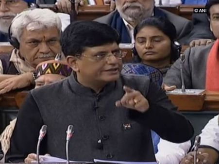 Budget 2019: पीयूष गोयल बोले- भारत की जीडीपी पिछले पांच सालों में सबसे तेज़, दुनिया में बनाई जगह
