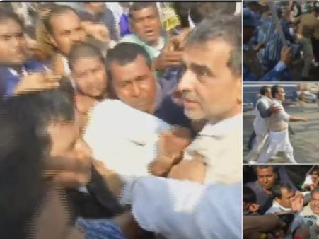 पटना: RLSP कार्यकर्ताओं पर पुलिस का लाठीचार्ज, उपेंद्र कुशवाहा घायल