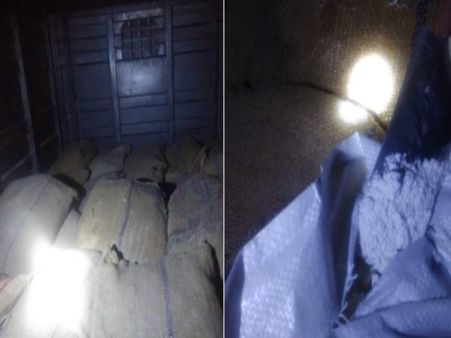 ट्रक से बरामद हुआ 1000 किलोग्राम विस्फोटक पदार्थ, ओडिशा से पहुंचा था पश्चिम बंगाल
