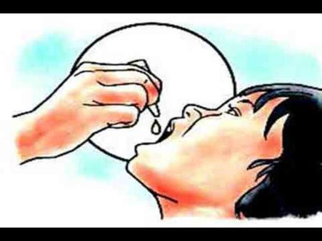 पल्स पोलियो ड्रॉप की दो बूंद पीने से 9 माह की बच्‍ची की मौत