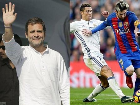 VIDEO: बार्सिलोना या रियल मैड्रिड नहीं बल्कि ये है राहुल गांधी का पसंदीदा फुटबॉल क्लब