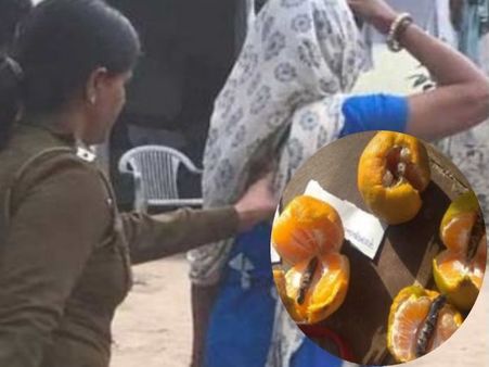 संतरे में स्मैक छुपाकर अजमेर सेंट्र्र्रल जेल पहुंची महिला, बंदी ने पहन रखी थी 2 अंडरवियर, दोनों पकड़े गए