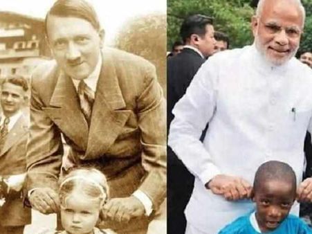 दिव्या स्पंदना ने हिटलर से की मोदी की तुलना, ट्वीट की फोटोशॉप्ड इमेज
